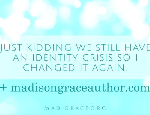 Just Kidding We Still Have An Identity Crisis so I Changed it Again + My New Writing Blog